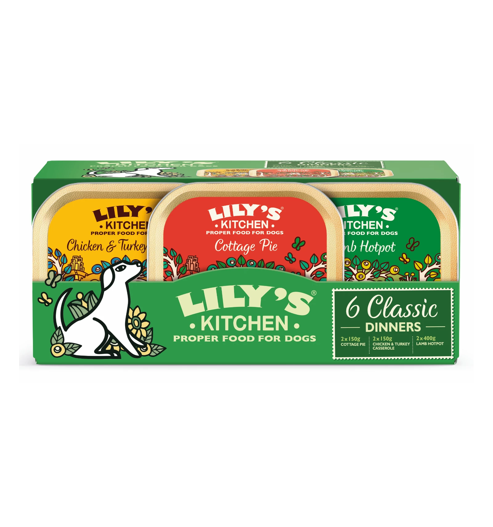 Lily's Kitchen - 6 Classic Dinners 6x150g (Multipack)