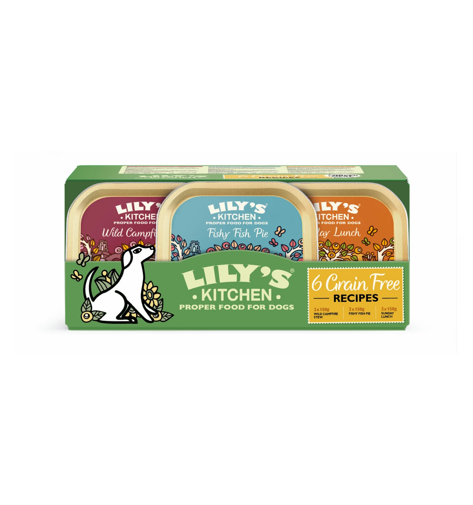 Lily's Kitchen - 6 Grain Free Recipes 6x150g (Multipack)