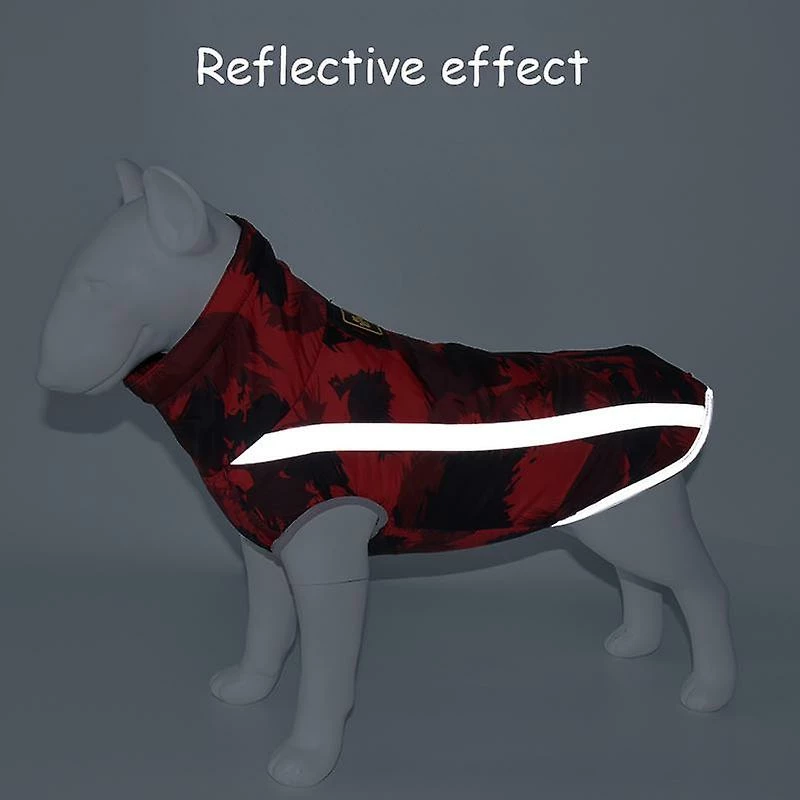 Mickcara Grote Hond Kleding Winter Warme Honden Kleding Voor Pet Waterdichte Hond Jas Reflecterende Gewatteerde Vest Voor Doberman Rottw â Image 2