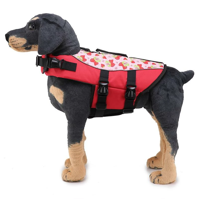 Unbranded Evago Dog Life Jacket, Gilet De Sauvetage Pour Chien Réglable Avec Tuyauterie Réfléchissante Ripstop Dog Lifesaver Pet Life Preserver Avec Flottaison élevée Pour Petit Moyen A