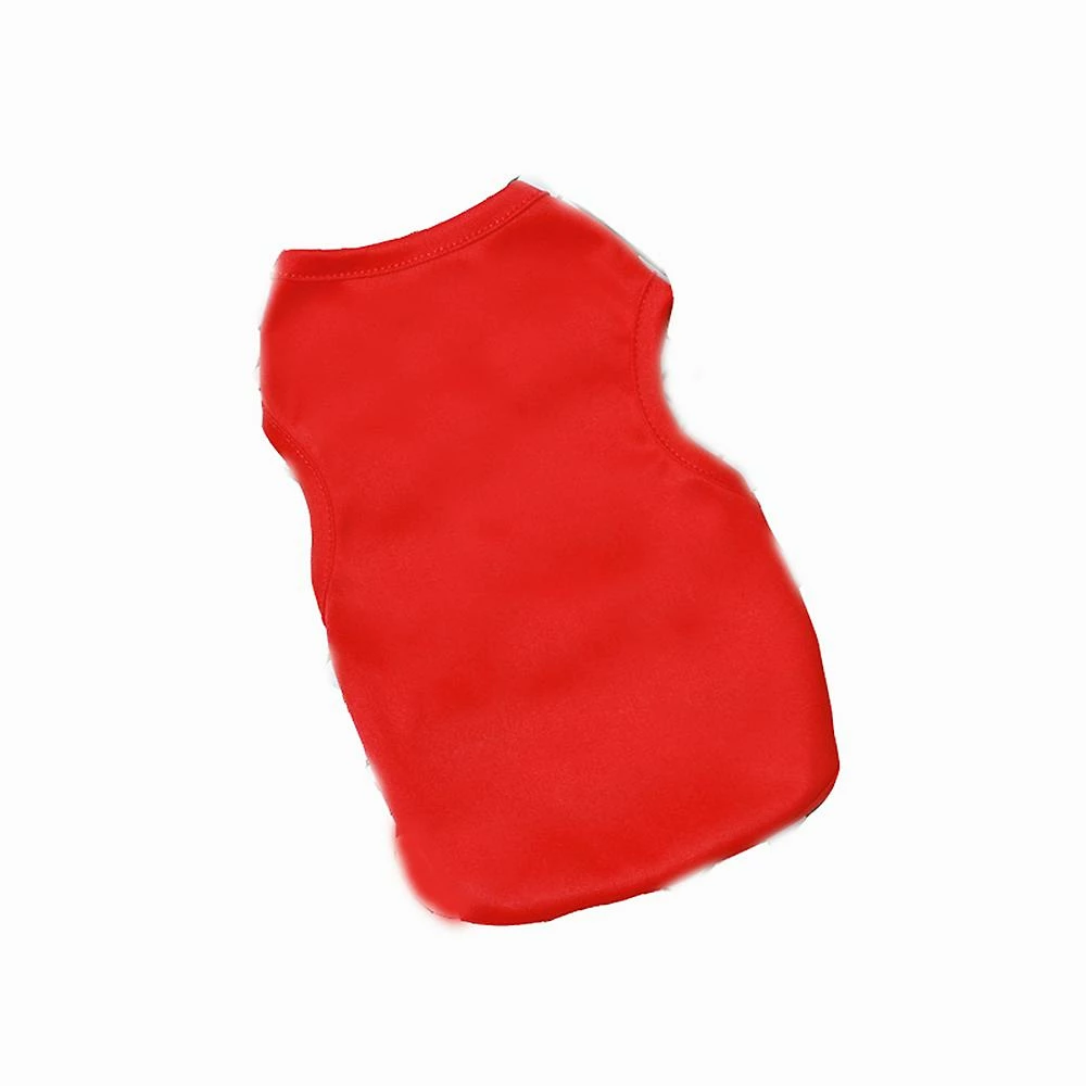 Unbranded Gilet De Couleur Unie Pour Animaux De Compagnie Du Printemps Et De L’été, Vêtements Teddy Thin Pet