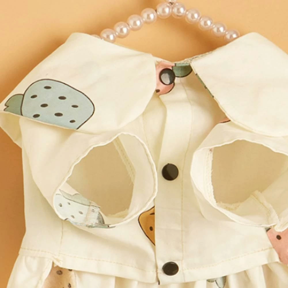 Unbranded Ins Style Pet Clothing, Summer Cute Dress Fruit Strawberry Print â Image 4