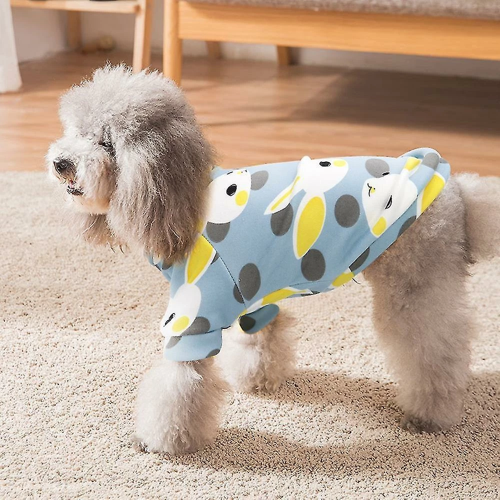 Unbranded (S) Mignon Petit Chien Vêtements Doux Coton Chihuahua Yorkies Vêtements Pet Puppy Couleur Jaune Canard – Image 2