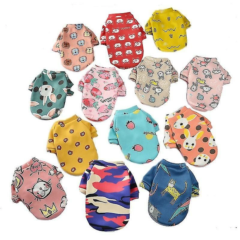 Unbranded (S) Mignon Petit Chien Vêtements Doux Coton Chihuahua Yorkies Vêtements Pet Puppy Couleur Jaune Canard – Image 3