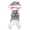 Toyvian 1 Set Lovely Pet Clothes Dog Warm Garment Dog Costume Pet Winter One-piece Clothing For Dog Puppy Pet Cat