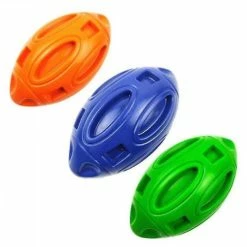 Unbranded Pet Toy Dog Toy Rugby Caoutchouc Résistant à L’usure Balle Résistante à La Morsure Toy Transfrontalier (Lightblue)
