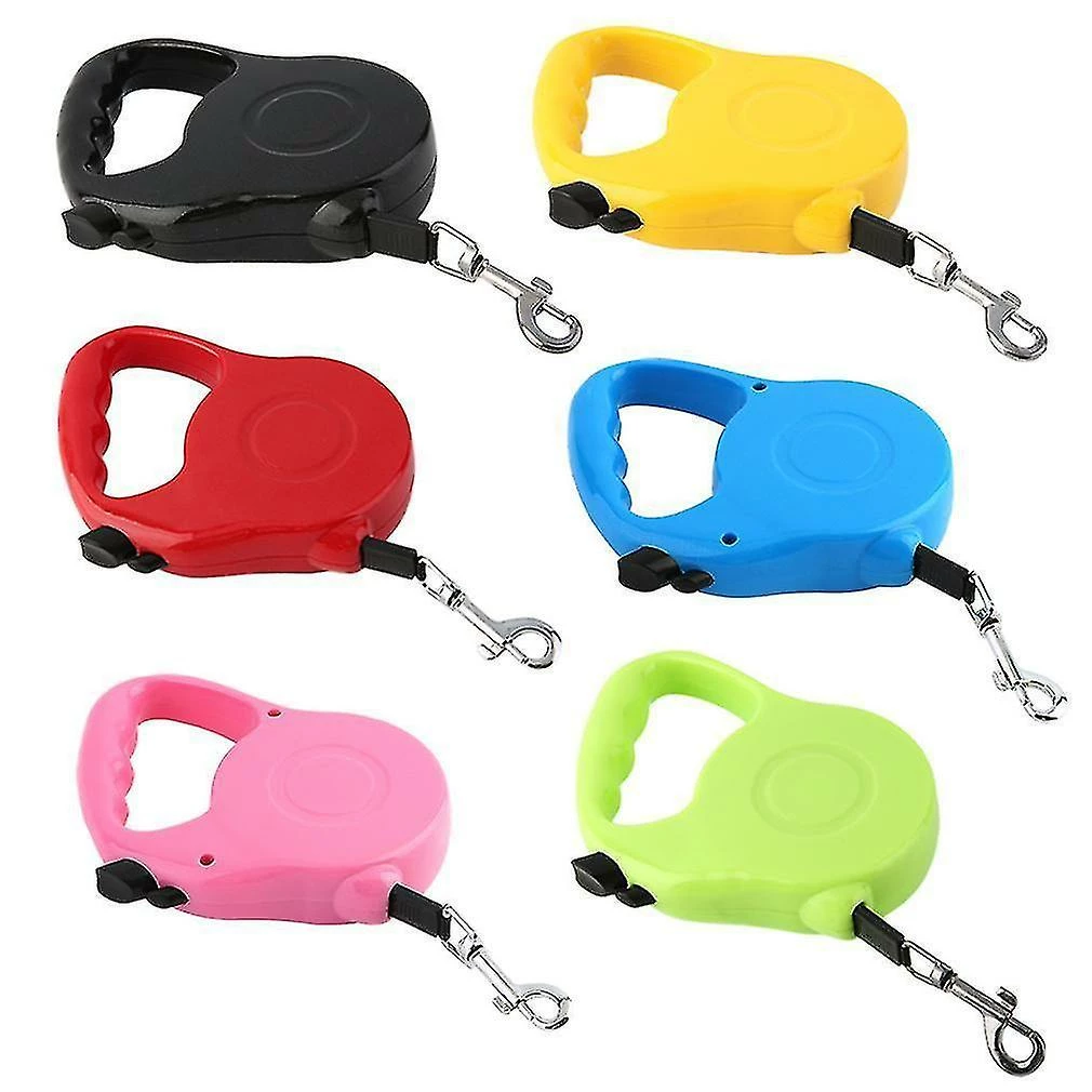 Unbranded Nylon &Plastique 3m/5m De Long Rétractable Chien Pet Lead Pour La Laisse D’Entraînement Extensible – Image 2