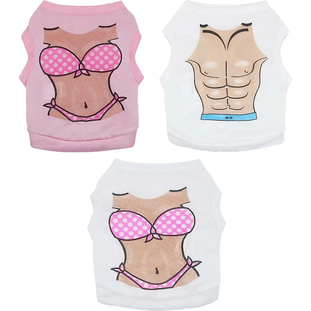 Giveuphesit Chemise De Chien Puppy Sweatshirt Pet Sleeveless Vest Femelle Puppy Doggy Apparel Soft Cute Cat Dog VĂȘtements