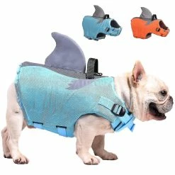 Hcankcan Gilet De Sauvetage Pour Chien Pet Swimming Shark Safety Vest