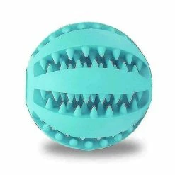 Unbranded Pet Food Dispenser Blue Rough Ball Dog Interactive Puppy Toy