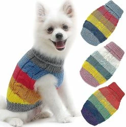 Redmiter Dog Sweaters Pet Cats Knit Pull Vêtements D’hiver Puppy Coats Jacket Apparel