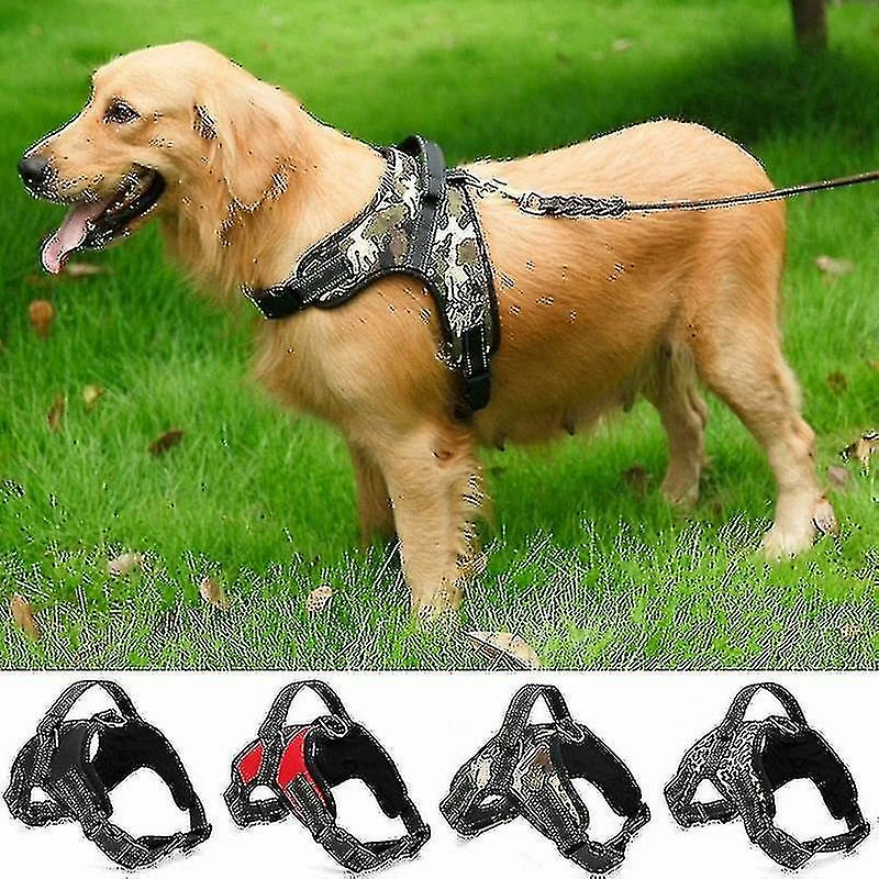Unbranded Pet Dog Leash Traction Harnais De Poitrine Drag AntidĂ©flagrant Black-xl Aespa â Image 2