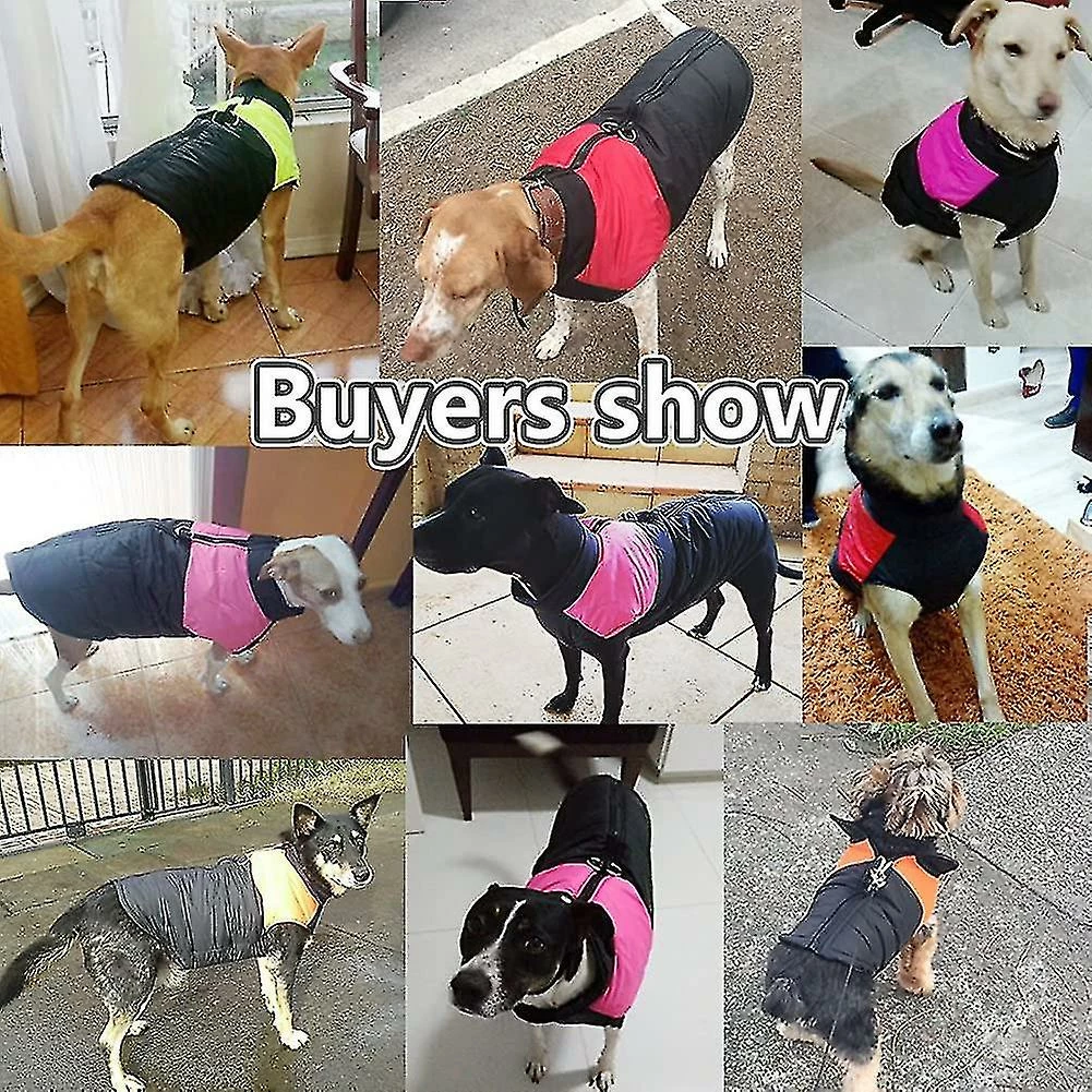 Unbranded Pet Dog Warm Coat Jacket Imperméable Vêtements Petit Moyen Grand Chien Chien Chat – Image 3