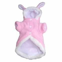 Giveuphesit Pet Hoodie Cat Rabbit Outfit With Bunny Ears Mignon Sweatshirt Printemps Et Automne Puppy Pull Tricoté