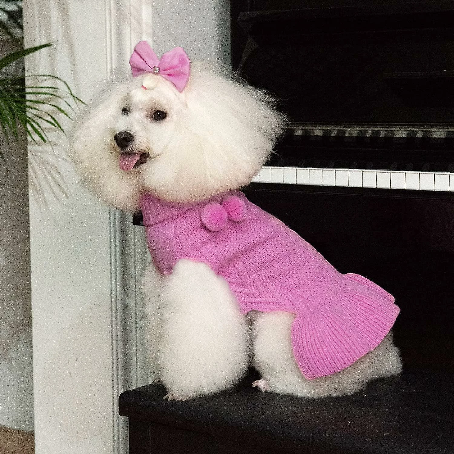 Air Pull Chien Hiver Chaud Chien Sweater Vêtements Pet Coat Vêtements Puppy Sweater Pull Chien De Petite Et Moyenne Taille Pull Pour Animaux De Compagnie – Image 3