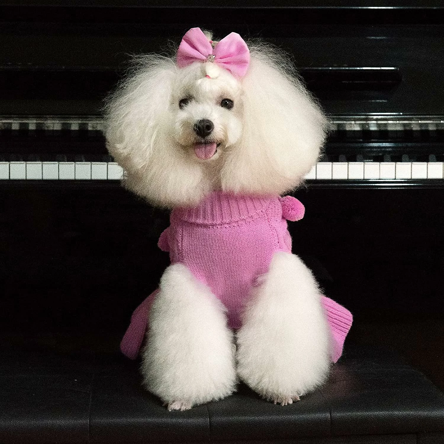 Air Pull Chien Hiver Chaud Chien Sweater Vêtements Pet Coat Vêtements Puppy Sweater Pull Chien De Petite Et Moyenne Taille Pull Pour Animaux De Compagnie – Image 2