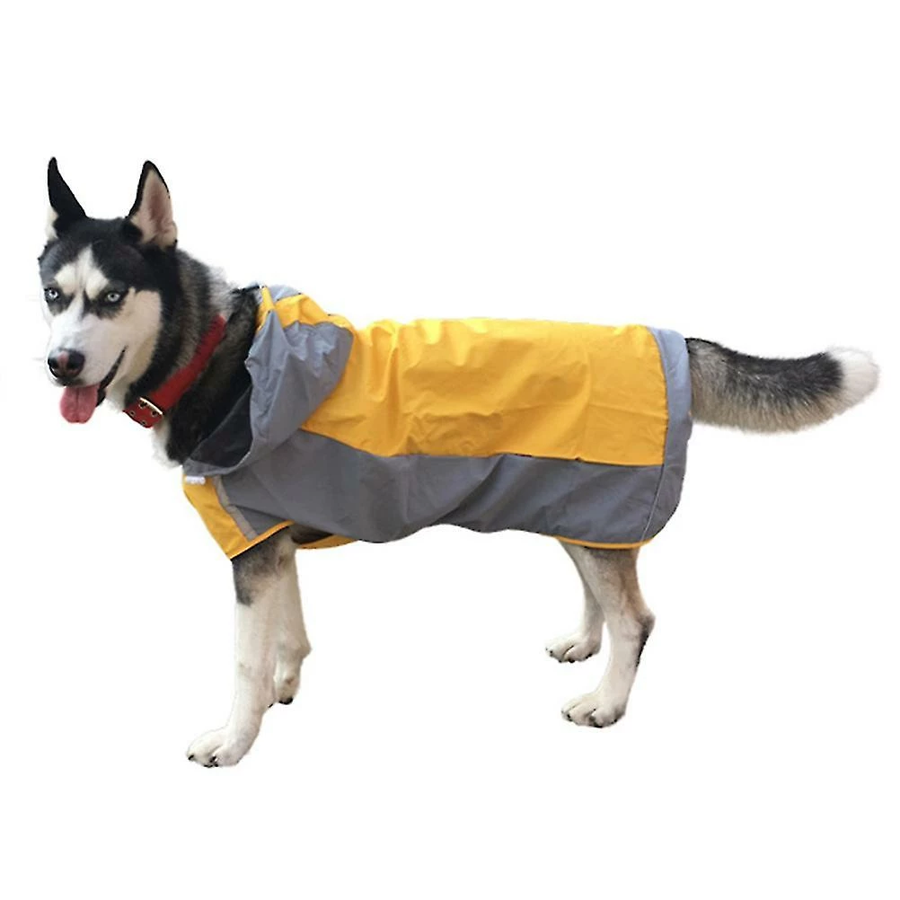 Unbranded 1pc Pet Imperméable Double Couche Premium à Capuche Respirant Pet Dog Rainwear Rain Jacket