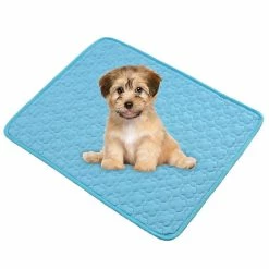 Unbranded Dog Cooling Mat Breathable Ice Silk Pet Mat Sleeping Cushion For Dogs