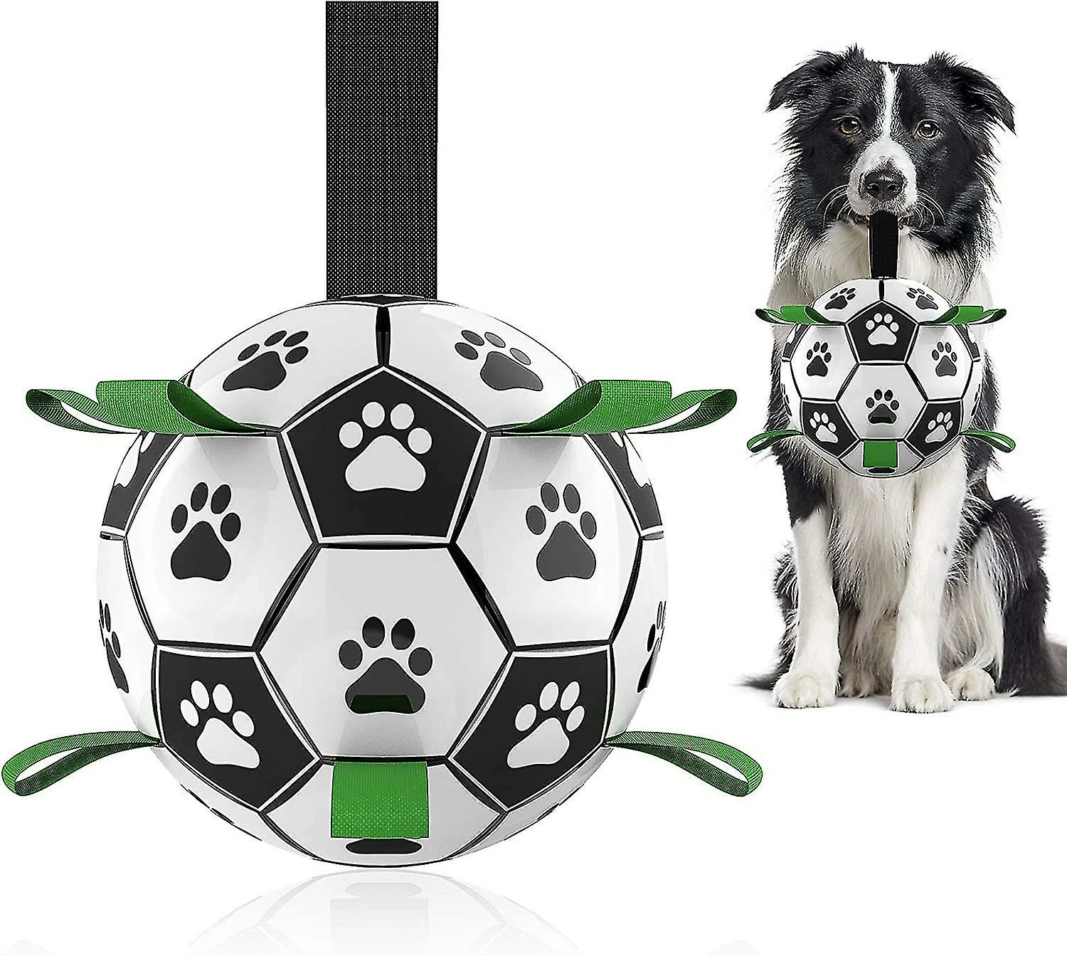 Unbranded Dog Soccer Toys,dog Football With Grab, Pet Football Toy For Dogs And Cats