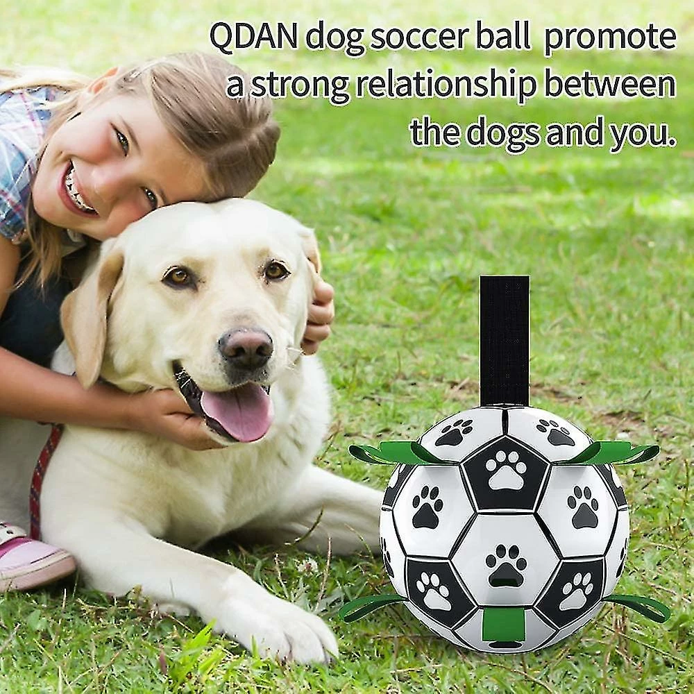 Unbranded Dog Soccer Toys,dog Football With Grab, Pet Football Toy For Dogs And Cats â Image 3