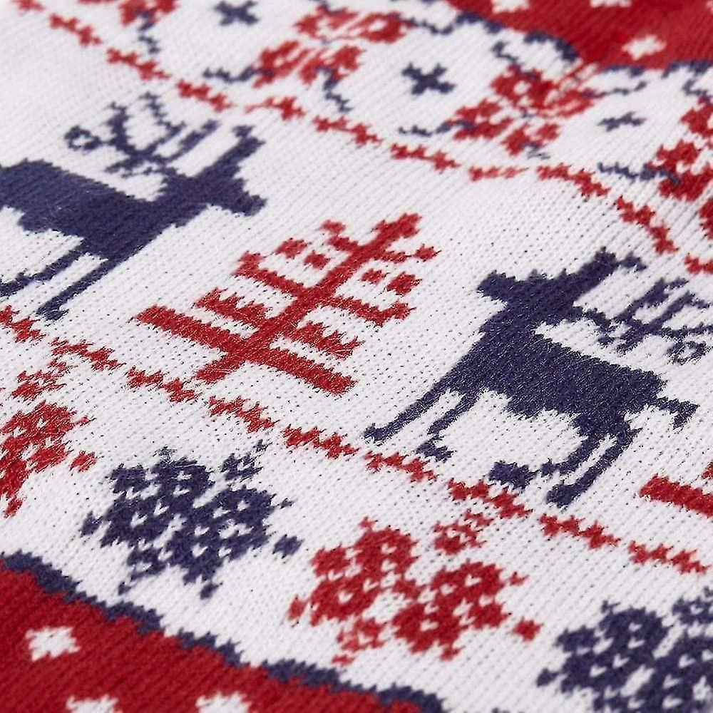 Unbranded Pet Vintage Holiday Dog Sweaters, Dog Reindeer Holiday Pet Clothes Sweater For Dogs Puppy Kitten Cats, Classic Red, Automne Hiver Chaud Tricot De NoĂ«l â Image 4