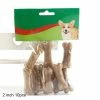 Unbranded 2/3/4/6/8 Pouces En Cuir Peau De Vachette Osseuse Molaire Dents Clean Stick Dog Mâche Jouets Puppy Cessories Food Treats Durable Pet Toy