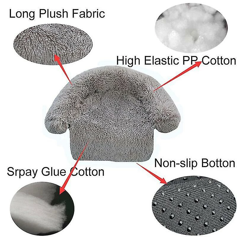 Unbrandded Pet Sofa Dog Bed Calming Dogs For Bed Pad Blanket Warm Cat Bed Mat Canapés Car Floor Furniture Protector Dropshipping - Lits / Tapis Pour Chiens – Image 3