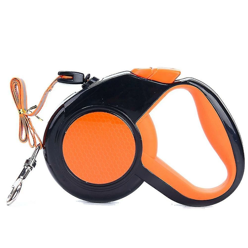 Unbranded Laisse Pour Chien Extension Automatique Nylon Chiot Pet Dog Laisses Orange - Aespa
