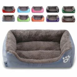 Lkkzyy Lits Pour Chiens Pet Extra Large Cushion House Soft Warm Kennel Blanket Nest Lavable