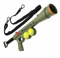 Unbranded Lanceur De Pistolet De Tennis Pour Chien Avec 2 Balles Grinçantes Pet Play / Get / Throw