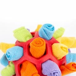 Unbranded Jouets Interactifs De Puzzle De Chien Encouragent Les Compétences Naturelles De Recherche De Nourriture Portable Pet Snuffle Ball Toy