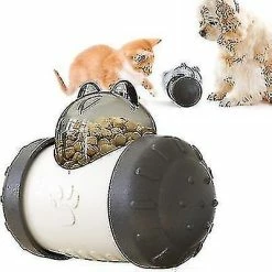 Luluzhu Pet Zone Iq Treat Toys , Tumbler Slow Feeder, Dog Puzzle Toyblack