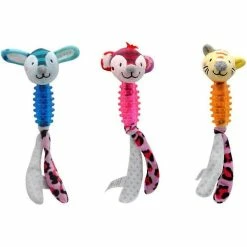 Unbranded 3pcs Dog Puppy Mâcher Jouets Jouet Cartoon Toy Pet Supplies Play Toy Pour Baby Dog Pet (bleu + Rose + Jaune) Gdrhvfd