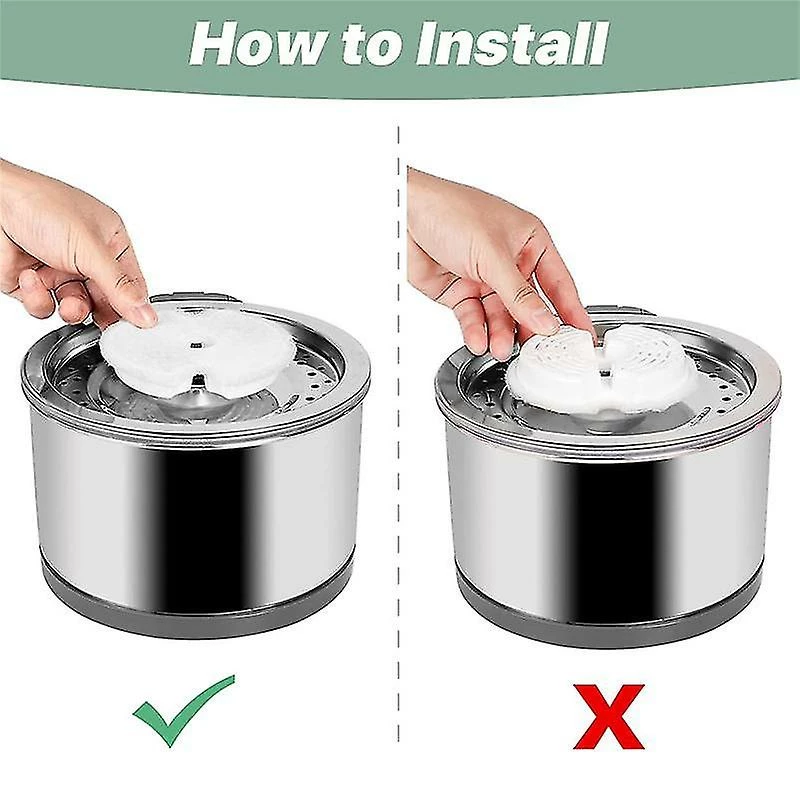 Unbranded Filtres à Eau Pour 84oz / 2.5L En Acier Inoxydable Pet Et 67oz / 2.0L à Boire, 8 Pack – Image 4