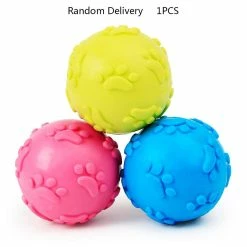 Unbranded Grincement Pet Dog Ball Toys Balles De Nettoyage Des Dents Pour Jouer à L’intérieur Ou à L’extérieur