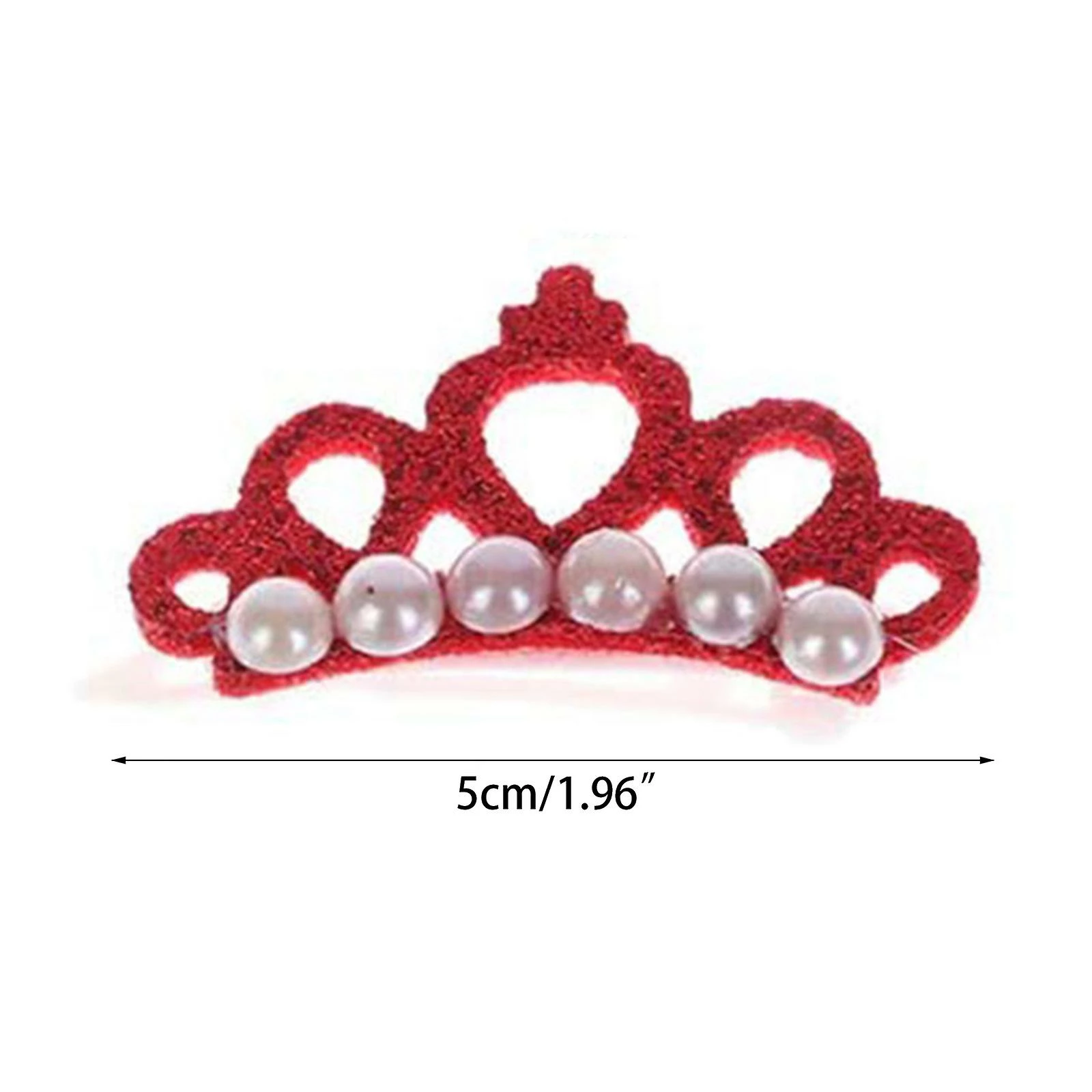 Unbranded Mode Dog Hair Clip Pet Puppy For Cat Hairpins Grooming Faux Pearl Crown Hairgrip Photography Props Headdress – Image 4