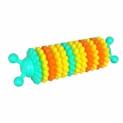 Unbranded Pet Molar Toy Caterpillars Shape Flexible Chew Toys Dents Clean For Dogs