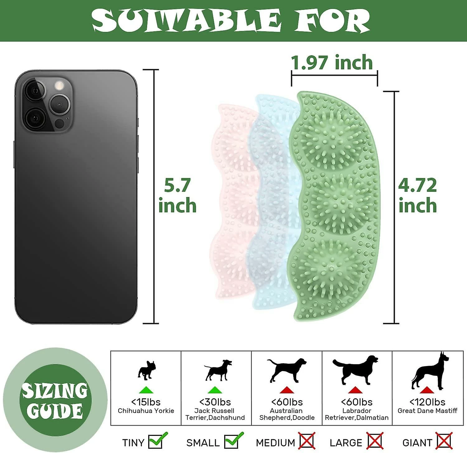 Baicccf 3 Pack Puppy Chew Toys Pour La Dentition Petits Chiens Puppy Teething Toys Pet Dog Chew Toys Pour 2-8 Mois Nettoyage Des Dents De Chiot Et Nettoyage Des Dents Et Gencive Ma â Image 2